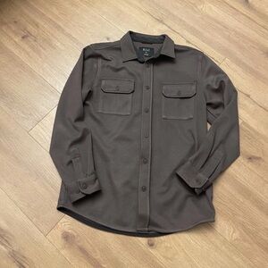 Bylt Basics Coastal Overshirt Coffee Size Medium (M)- Reg $125